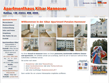 Tablet Screenshot of apartmenthaus-kibar.de